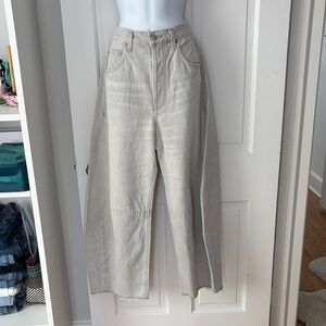Citizens Of Humanity Gray Flare & Wide Leg Jeans